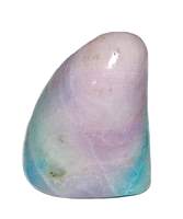 Blue Aragonite and Pink Calcite Free Form stone