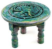 RA648S: Round Tree of Life Altar Table 6 inch
