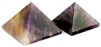 Amethyst Pyramid 1 to 1.25 inch 30 to 40 mm