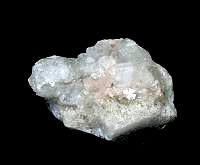Apophyllite Crystal Cluster with Peach Stilbite 3.25 inch
