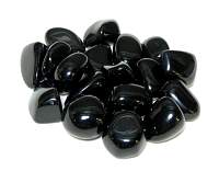 Obsidian Black Tumbled Stone MEDIUM