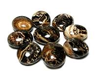 Opal Black Pebble Stone 1.5 to 2 inch