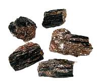 Tourmaline Black and Mica Natural Crystal High Quality 1.25 to 2