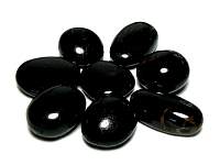 Black Tourmaline Polished Stone Pebble 1.5 inch