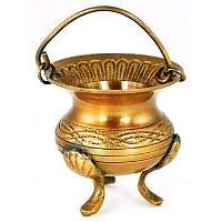 ICBR80: Small Celtic Brass Cauldron