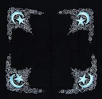 RAAC3: Celtic Moon Altar Cloth-Scarves
