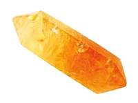 Citrine Double Terminated Faceted Crystal 1.25 inch