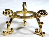 FCHFG: Crystal Ball Stand Goldplated Flower