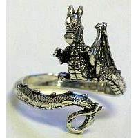 JRDRAA: Dragon Ring Sterling Silver