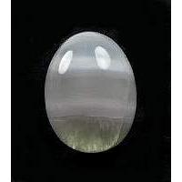 Lavender Fluorite Gemstone Egg 2.25 inch