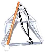 FSGP7: Glass Singing pyramid 7 inch