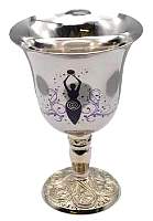 RC21GE: Goddess of Earth chalice stainless steel 4.75 inch