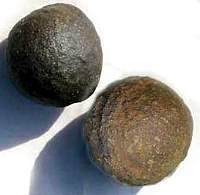 Moqui Balls Shaman Stone, Pair, Saucer Shaped 1.75 inch