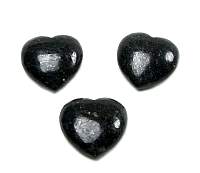Gemstone Heart Nuummite 1.25 inch