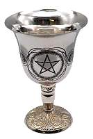 RC21WP: Pentagram chalice stainless steel 4.75 inch