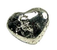 Gemstone Heart Pyrite 2.25 inch High Quality