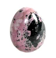 Rhodonite Gemstone Egg 1.75 inch Peru