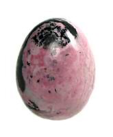 Rhodonite Gemstone Egg 1.75 inch Peru