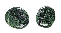 Ruby in Zoisite Flat Smooth Stone 2.75 inch