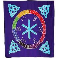 RAAC4: Triquetra Rune Mother Altar Cloth