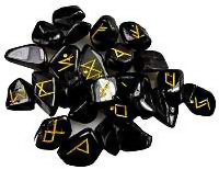 RRBLAT: Black Tourmaline Rune Set