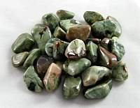Rhyolite Rainforest Jasper Tumbled Stone SMALL