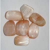 Selenite Peach Polished Stone