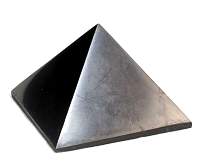 Shungite Crystal Pyramid 2 inch
