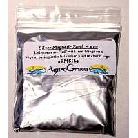 RMSIL4: Silver Magnetic Sand, Lodestone Food 4oz