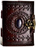 Stone Eye leather blank book with latch 3.5 x 5 inch
