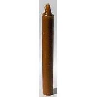Brown Taper Candles 6 inch, 2 pack