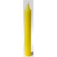 Yellow Taper Candles 6 inch, 2 pack