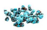Turquoise Tumbled Stone Mexico VERY SMALL 2 pieces