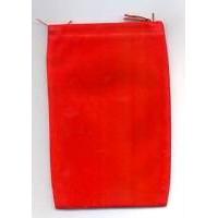 RV34R: Red Velveteen Bag, 3 x 4