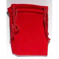 RV46R: Red Velveteen Bag 4 x 5.5 inch