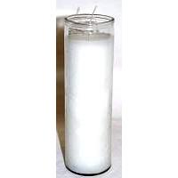 CJ7W:  White 7 day Jar Candle