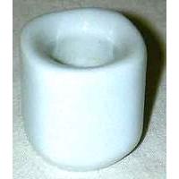 CH40W: White Ceramic Chime candle holder