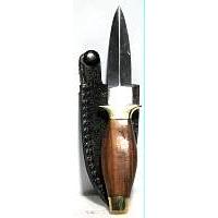RATH6: Simple Wood Handled Athame 6 inch