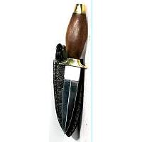 RATH7: Simple Wood Handled Athame 7 inch